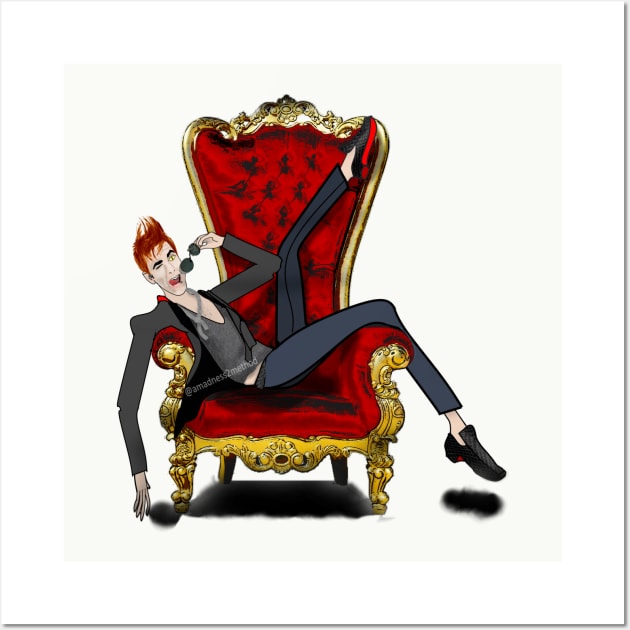 Crowley Cannot Chair Wall Art by amadness2method